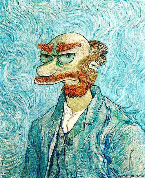 Groundskeeper Willie Van Gogh