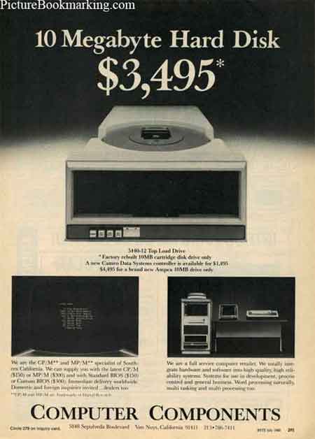 10 MB Hard Disk
