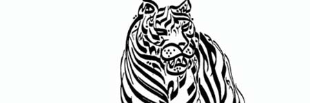 Kalligraphie Tiger