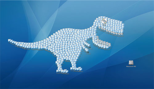 Dinosaurier am Schreibtisch
