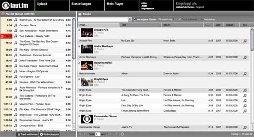 laut.fm Screenshot