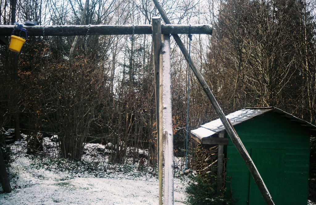 Playground in the winter